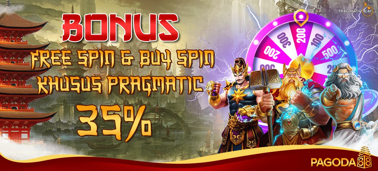 BONUS FREEPSPIN 35% PRAGMATIC PLAY